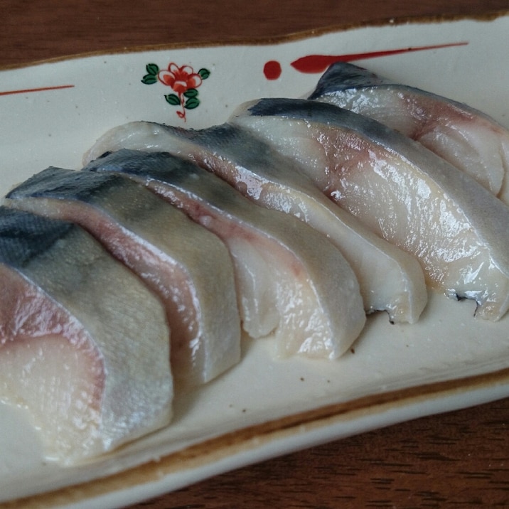 昆布茶で簡単しめ鯖